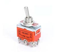 1 mini interrupteur à bascule série E-TEN, contact argenté, broche en cuivre, 12 mm, interrupteur à bascule 10 A 380 VCA/15 A 250 V E-TEN302 303(1321 Iron parts)