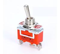 1 mini interrupteur à bascule série E-TEN, contact argenté, broche en cuivre, 12 mm, interrupteur à bascule 10 A 380 VCA/15 A 250 V E-TEN302 303(1122 Iron parts)