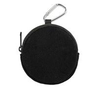 1 mini portefeuille à fermeture éclair rond étanche pour ranger de la monnaie, mignon et compact noir., bleu, Ceinture porte-monnaie