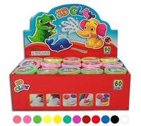 1 Mini Pot De Pate A Modeler Rebondissante 14 Gr Jouet Multicolor G