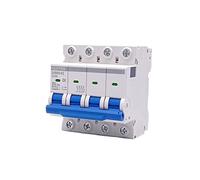 1 mini rail DIN à 4 pôles 400 V ~ mini disjoncteur for boîte de distribution de commutateur d'air domestique, équipement mécanique (taille : 4 pôles, couleur : 6 A)(50a)