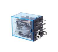 1 mini relais électromagnétique électronique LY2NJ HH62P HHC68A-2Z, bobine 10 A 8 broches DPDT AC/DC 12 V, 24 V, 36 V, 48 V, 110 V, 220 V, 380 V(DC,24V)