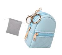 1 mini sac à dos porte-clés petit sac à dos porte-monnaie sac à dos sac à dos porte-clés pochette porte-clés micro sacs porte-clés bleu, bleu, 10cm/3.93inch