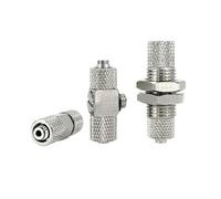 1 mini verrou à torsion rapide en métal M-H3/H5/H6/5HT/4M5 5M5 6M5, raccord rapide à double passage simple en laiton (M-5HT-4)