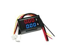 1 mini voltmètre numérique ampèremètre 100 V 10 A panneau ampèremètre tension courant testeur détecteur 0,56" double affichage LED auto voiture(10A Red Blue,1 Pcs)