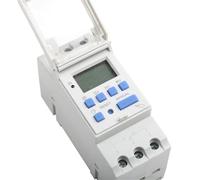 1 minuterie programmable sur rail DIN avec relais et horloge hebdomadaire numérique TP8A16, microprocesseur électronique 220 V/48 V, 30 A, sonnerie 12 V CA.(Lock-110V)