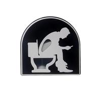 1 minuteur de sablier pour toilettes, minuterie de 5 minutes, jouet de décoration d'intérieur, cadeau amusant et amusant, convient pour la fête des pères, un anniversaire