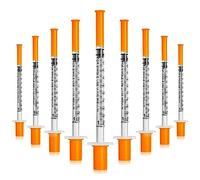1 ml avec des fournitures jetables de 25 Ga de 1 pouce, emballées individuellement (20)
