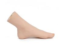 1 modèle de pied anatomique - Squelette de pied humain réaliste en résine avec orteils séparés, os, chevilles, affichage de chaussettes, idéal pour les bijoux de pieds, les patchs d'ongles (Gauche)