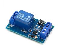1 module de relais bistable à clé, interrupteur de remise en état automobile, une clé, démarrage, arrêt, verrouillage automatique, contrôle par micro-ordinateur à puce 51 (5 V)(5V)