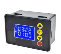 1 module de relais temporisateur numérique à cycle 12 V/24 V CC ou 110 V/220 V CA avec microcontrôleur et interrupteur.(DVPPS05)