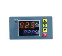 1 module de relais temporisé T3231, version anglaise, avec boîtier, affichage LED de temporisation, 12 V/24 V/220 V, relais électronique industriel(AC 110-220V)
