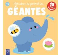 1+ - Mon album de gommettes géantes - Collectif - Yoyo Books - broché - Livre-jeu