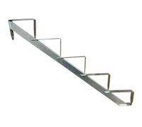 1 monte-escalier en bois, galvanisé/au choix, 2 à 6 marches (5 marches montantes)