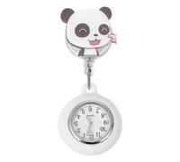 1 montre d'infirmière à clip en forme de panda, montre de poche pratique