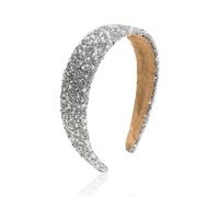 1 Morceau De Bande De Strass, Bandeau Brillant, Bandeau Élé, Bandeau Large Pour Les Femmes, Accessoires De Cheveux De Mariée, Accessoires De Cheveux De Fête.