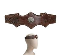 1 Morceau De Bande Médiévale, Mode Rétro, Coiffure en Cuir Créatif, Accessoires De Rôle, Universels pour Hommes Et Femmes, Accessoires De Costumes.