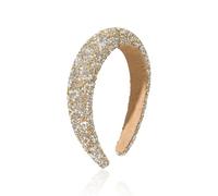 1 Morceau De Bandeau De Perle En Strass, Accessoires De Décoration De Style Cheveux, Bandeau Brillant, Bandeau Large Pour Femmes, Accessoires De Vêtements De Fête.