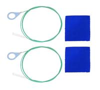 1 Morceau De Brosse De Nettoyage des Trou De Drain De Voiture Et 2 Morceaux De Chiffons, Excavateurs De Tuyaux