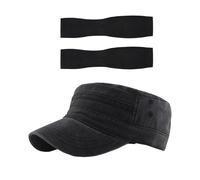 1 Morceau De Chapeau pour Hommes, 1 Paire De Manches De Glace, Chapeau Rétro pour Hommes, Chapeau D'Extérieur, Chapeau Réglable pour Hommes, Chapeau De Sport À Dessus Plat