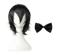 1 Morceau De Cheveux Moyens, 1 Morceau De Nœud Papillon, Décoration De Fête, Perruque Anime, Modification Du Visage, Corsage Tendance.