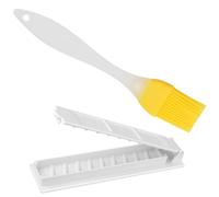 1 Morceau De Moule À Brochette De Viande, 2 Morceaux De Brosse À Huile, Outils De Barbecue Manuels, Outils De Barbecue En Plastique, Outils De Barbecue En Plein Air