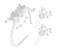 1 Morceau De Piqûre De Fleurs Et 2 Morceaux D'Accessoires De Cheveux De Fleurs, Accessoires De Cheveux Élés, Accessoires De Vêtements, Décorations De Coiffures, Adaptées Aux Mariages, Fêtes.