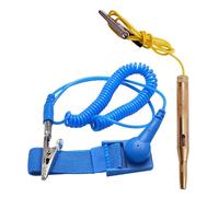 1 Morceau De Stylo D'Essai Électrique Et 1 Morceau De Bracelet Antistatique, Outil D'Essai Électrique De Circuit Et Outil De Maintenance De La Voiture.