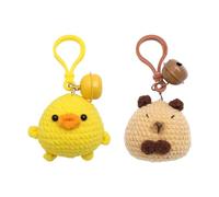 1 Morceau Pendentif Capybara Et Pendentif De Poulet 1 Morceau, Pendentif Cultivé À La Main, Pendentif Créatif, Pendentif De Dessin Animé Mignon.