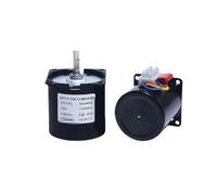 1 moteur à aimant permanent 60KTYZ AC 220V 14W 7mm centre d'arbre 2.5/5/7.5/10/15/20/30/40/50/60/80/100/110RPM(50RPM 14W)