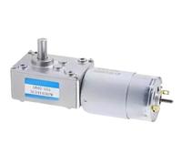 1 moteur à engrenage micro CC 5840-555 à vis sans fin et sans fin 12 V - 24 V à couple élevé réglable à faible vitesse (moteur uniquement, 40 tr/min, 12 V)