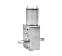 1 moteur à engrenages électrique 12 V CC JGY370 - Moteur compact à double axe autobloquant for projets de bricolage(24rpm 12v)