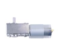1 moteur à réduction d'engrenage à vis sans fin turbo 5840-555 à couple élevé DC 12 V 24 V Micro moteur basse vitesse (16 tr/min, 12 V)