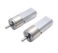 1 moteur de boîte de vitesses micro 16 mm 16 GA-050 en métal DC 6 V 12 V Moteur à engrenage haute vitesse lente 12 tr/min Réducteur de moteur électrique (336 tr/min, 12 V)