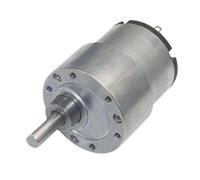 1 moteur électrique JGB37-520 DC 6 V/12 V/24 V à couple élevé pour boîte de vitesses en métal 7/12/22/35/45/66/107/200/320/600/960 tr/min (22 tr/min, 24 V)