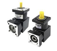 1 moteur pas à NEMA23 57, réducteur planétaire angle droit de 90 degrés, rapport 3:1-216:1, arbre sortie 14 mm, bride 60(Input 14-60Servo,Ratio 5 to 1)