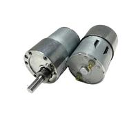 1 moteur réducteur de vitesse JGB37-3530 DC 12 V 24 V - Petit moteur de régulation de vitesse lente basse vitesse grand couple 7-960 tr/min (moteur x support, 600 tr/min, 24 V)