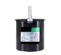 1 moteur synchrone 60Ktyz 14 W AC 110 V/220 V Moteur à engrenages miniature à couple élevé à faible vitesse Arbre excentrique 8 mm (220 V 20 tr/min)