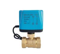 1" Motorisé Ball Valve 2 Wire Female Thread 8 N·m Big Torque Brass DN25 Electric Ball Valve 12V 24V 110V 220V AC/DC (220VAC_NORMALLY OPEN)