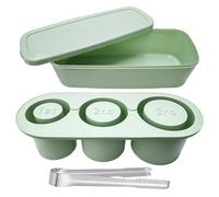 1 moule à glaçons, 1 clip à glace de 12,7 cm, bac à glaçons en silicone, bac à glaçons de grande capacité, bac à glaçons, bac à glaçons facile à détacher.