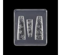 1 moule en résine pour nail art en forme de fleurs 3D pour décoration d'ongles, clous d'oreille, étui de téléphone, décoration de bijoux