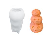 1 Moule En Silicone Crâne / Citrouille D ' Halloween Sans Danger Pour Les