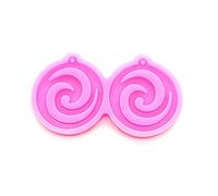 1 moule en silicone en forme de cœur, d'étoile, de fleur, pour fabrication de bijoux et boucles d'oreilles