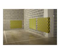 Mottez Mousse de protection murale A096RLXJA multi-usages Jaune et Noir