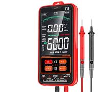 1 multimètre AC 600 V, tension 10 A, courant True RMS, multimètre 6000 points, testeur d'électricien professionnel(T5 VA screen)