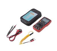 1 multimètre numérique professionnel AN870, True RMS, tension AC/DC, courant NCV, transistor, testeur de plage automatique précis(AN870 Red)