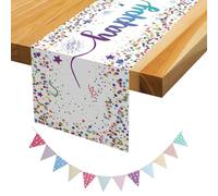 1 Nappe Et 1 Drapeau Triangulaire, Décoration De Table, Accessoires De Meubles, Décoration De Scène De Fête, Bannière De Fête, Décorations De Fête.