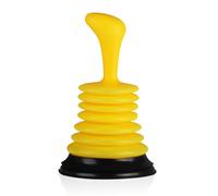 1 nettoyeur de canalisations - Outil de nettoyage de bouchage - Outil de débouchage - Pour toilettes, lavabos, tuyaux de salle de bain (jaune)