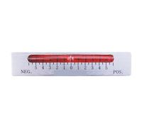 1 niveau à arc extérieur de type cadre de haute précision, règle de niveau à quatre roues, perle horizontale, mini barre à bulle de niveau(Red)