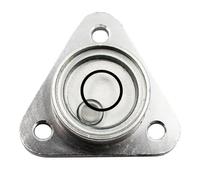 1 niveau à bulle triangulaire en métal, niveau universel Burbuja Nivel for balance Sartorius, empêche le glissement, diamètre 26 x 15 x 9,5 mm(WHITE)
